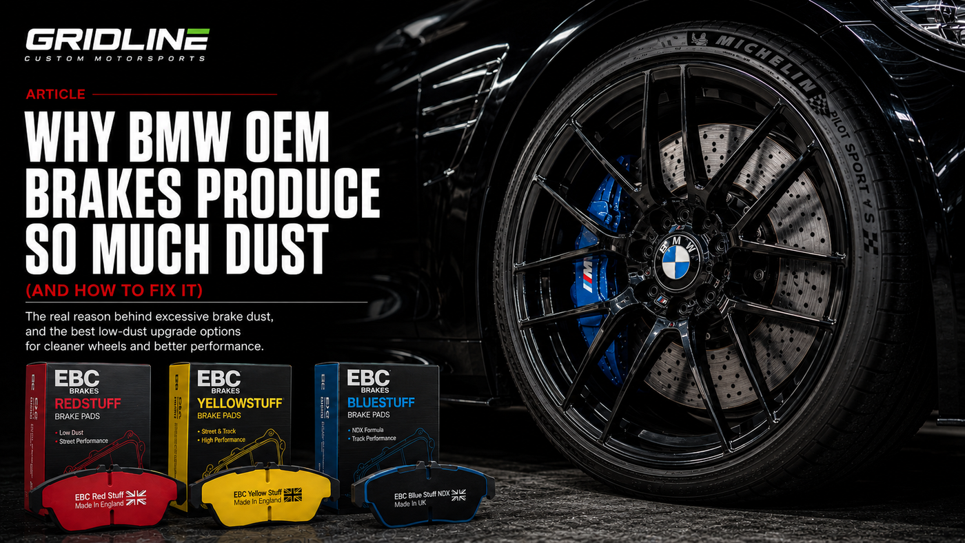 Why BMW OEM Brakes Produce So Much Dust (And How to Fix It)