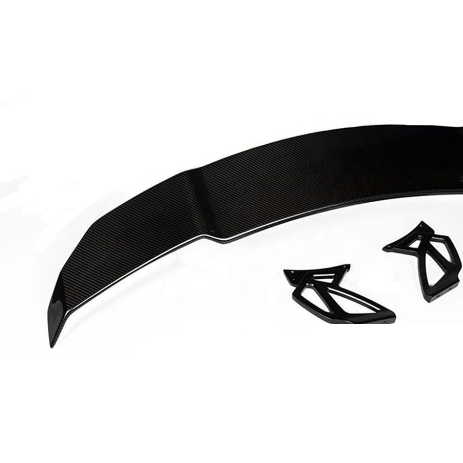 Dry Carbon Fibre V-Type Boot Spoiler with Bracket | BMW M3 M4 F80/F82