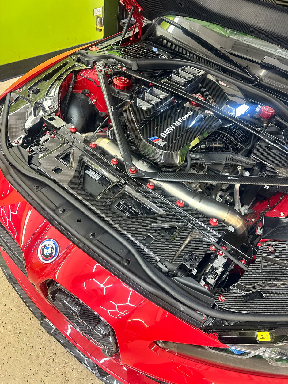 IRL M4 G82/G83 Titanium Front Mount Intakes