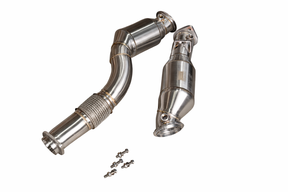 400-cell catted downpipes for BMW G80/G81 M3