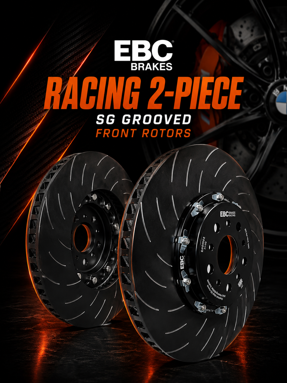 EBC Racing SG Two-Piece Floating Front Rotors – BMW M2 M3 M4 G-Chassis