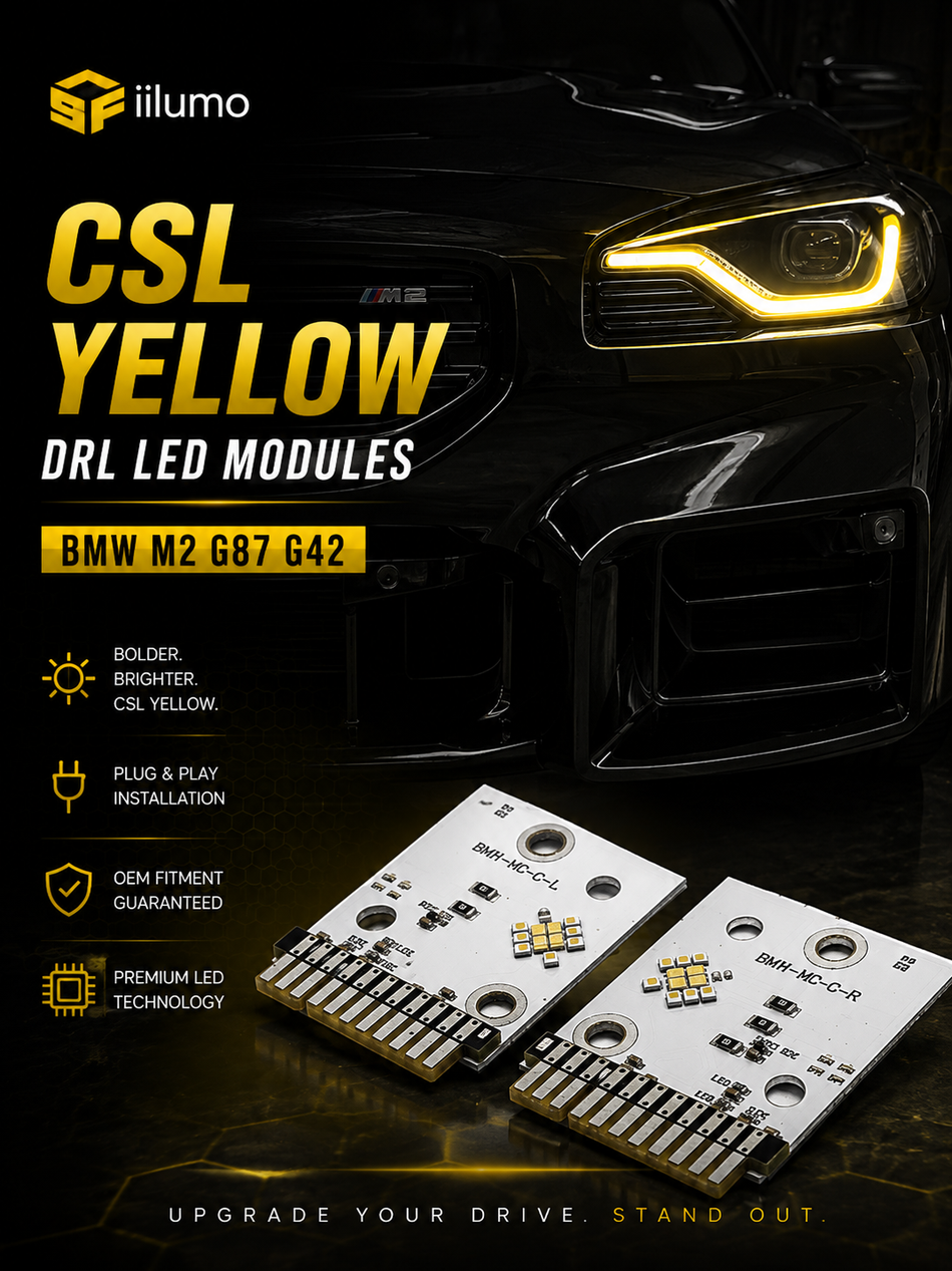 iilumo CSL Yellow DRL LED Modules – BMW M2 G87