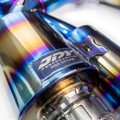 JDY 2.5T RS3 8Y Racing Titanium catback Exhaust